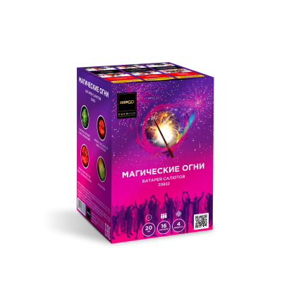 Магические огни Батарея салютов купить в Чапаевске | chapaevsk.salutsklad.ru