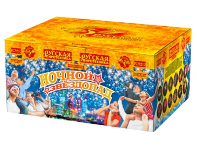 Ночной звездопад Комбинированный Фейерверк купить в Чапаевске | chapaevsk.salutsklad.ru