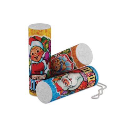 Супер с серпантином Хлопушки купить в Чапаевске | chapaevsk.salutsklad.ru