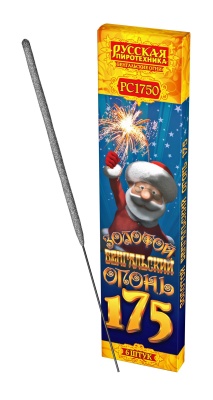 Золотой 175 мм. Бенгальские огни купить в Чапаевске | chapaevsk.salutsklad.ru
