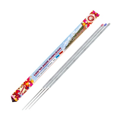 Триколор 400 мм. Бенгальские огни цветные купить в Чапаевске | chapaevsk.salutsklad.ru