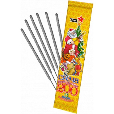 200 мм. Бенгальские огни купить в Чапаевске | chapaevsk.salutsklad.ru